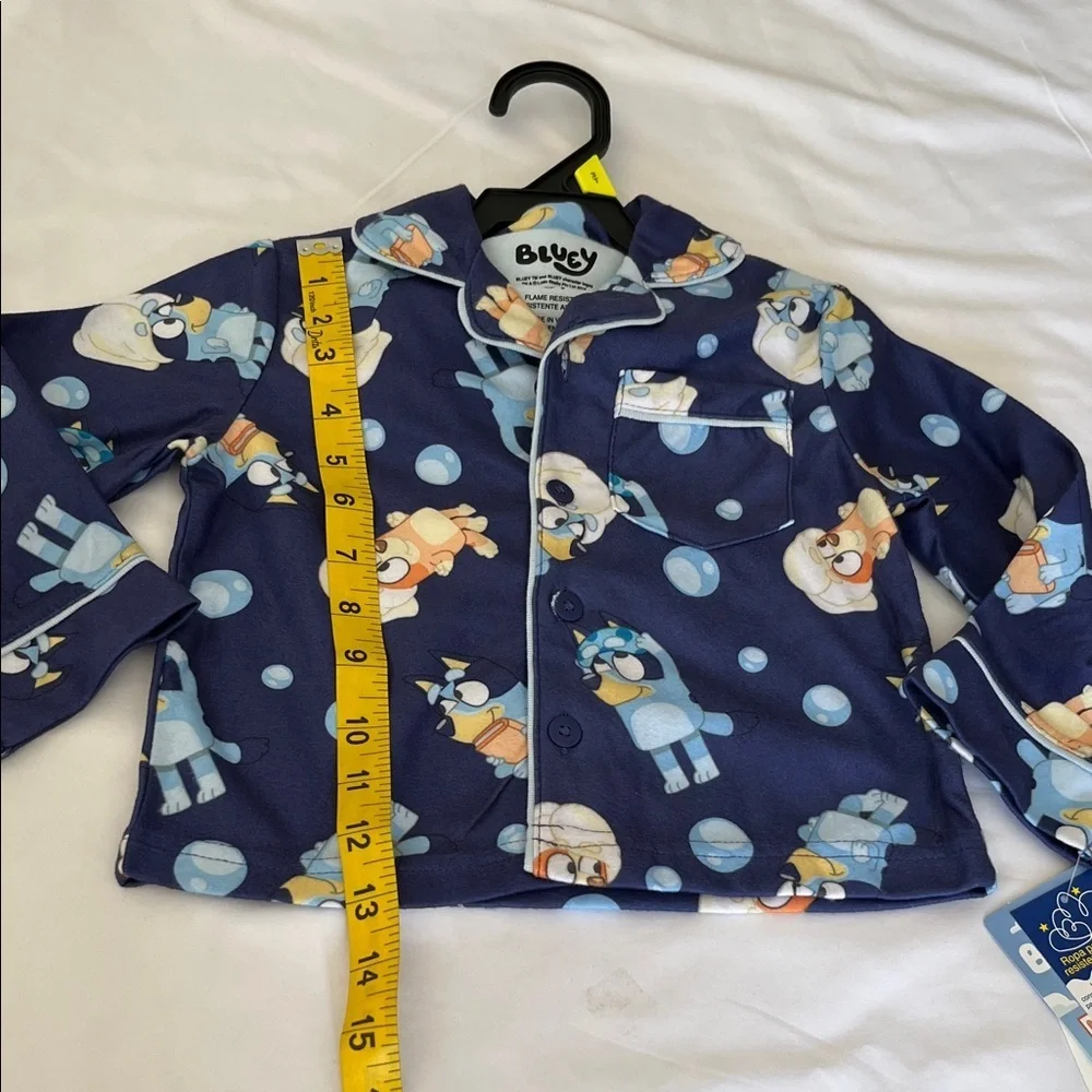 Children's Navy Blue Character Print Pajama Set